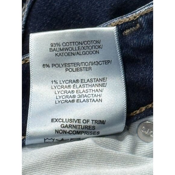 Silver Jeans Co Elyse Slim Boot Dark Wash Stretch Denim Jeans | Size 24 - Picture 5 of 11